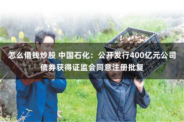 怎么借钱炒股 中国石化：公开发行400亿元公司债券获得证监会同意注册批复