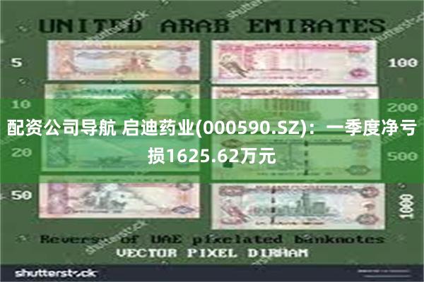 配资公司导航 启迪药业(000590.SZ)：一季度净亏损1625.62万元