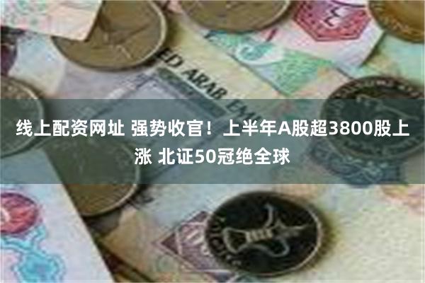 线上配资网址 强势收官！上半年A股超3800股上涨 北证50冠绝全球