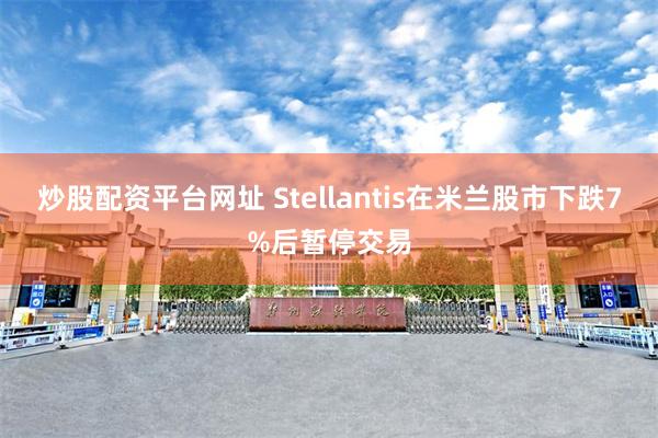 炒股配资平台网址 Stellantis在米兰股市下跌7%后暂停交易