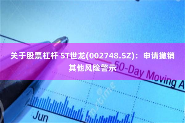 关于股票杠杆 ST世龙(002748.SZ)：申请撤销其他风险警示