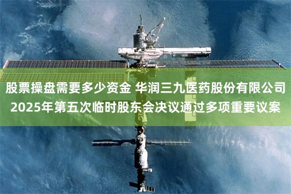 股票操盘需要多少资金 华润三九医药股份有限公司2025年第五次临时股东会决议通过多项重要议案