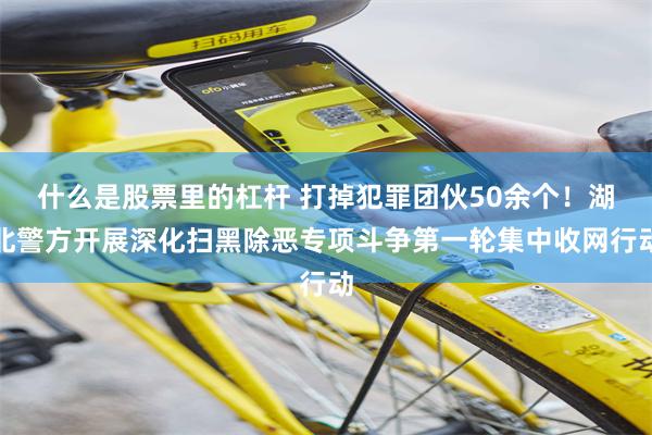 什么是股票里的杠杆 打掉犯罪团伙50余个！湖北警方开展深化扫黑除恶专项斗争第一轮集中收网行动